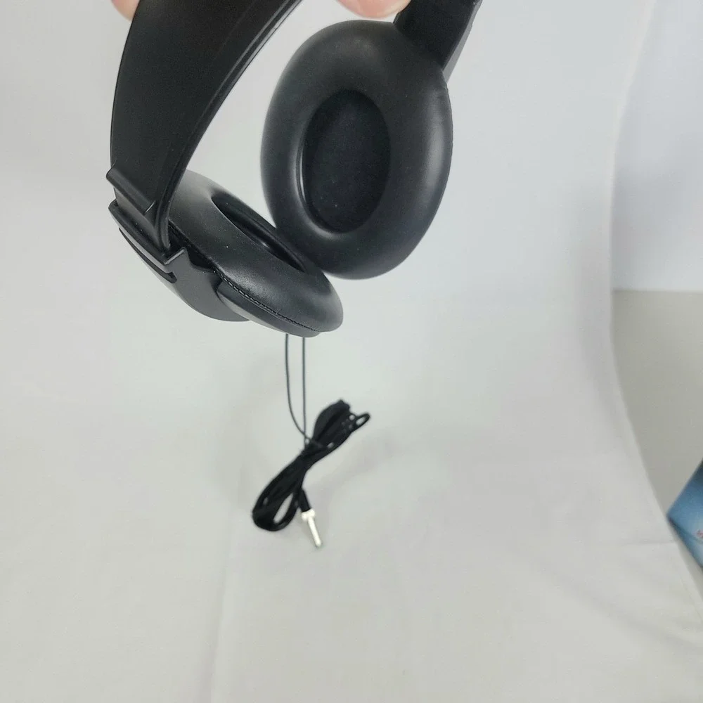 Vintage Sony MDR-P1 Dynamic Stereo Wired Headphones Black Over-Ear Hi-Fi Tested